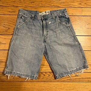 Vintage Levi’s Carpenter Denim Jean Shorts Men’s 33 Utility Jorts Y2K Distressed